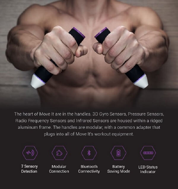 MOVE IT 私人健身房 - 萬用智能握把,智慧科技4合1